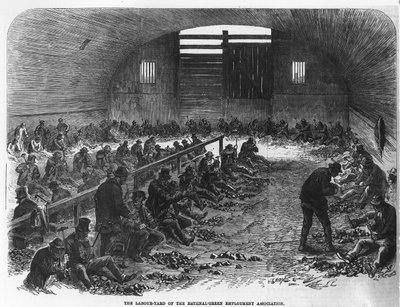 The Labour Yard of the Bethnal Green Employment Association, from 